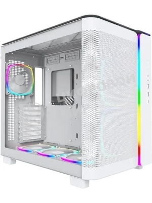 Компьютерный корпус Montech King 95 Pro белый без БП ATX 4x120мм 2x140мм 2xUSB3.0 1xUSB3.1 audio bott PSU