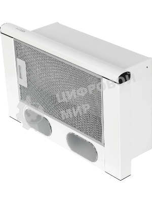 Вытяжка встраиваемая Elikor Интегра 50П-400-В2Л белый, 50 см, 400 куб. м/ч, 57 дБ