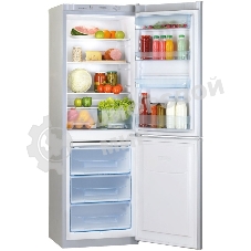 Холодильник Pozis RK-139 серебристый глянц. двухкамерный 188/97 л морозилка снизу