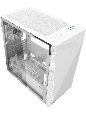 Компьютерный корпус MiniTower Zalman Z1 Iceberg белый (mATX, window, FRONT 2x120мм, REAR 1x120мм, без БП) (Z1 Iceberg белый)