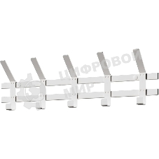 Вешалка настенная ЗМИ ТОРОНТО 5 белый ВНТ5 Б