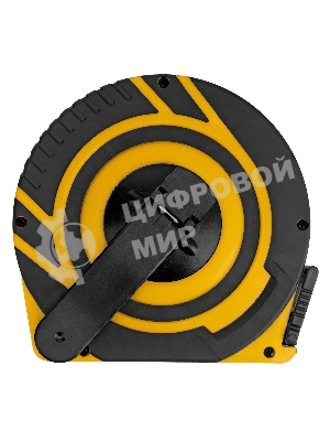 Рулетка геодезическая Denzel 20 м х 15 мм, закрытый корпус, фиберглассовая лента