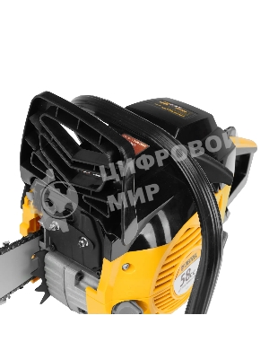 Пила цепная бензиновая Denzel DGS-5820, шина 50 см, 58см3, 4,1 л.с., шаг 0,325, паз 1,5 мм