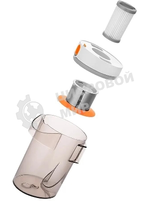 Пылесос паровой Kitfort КТ-5157-2 1000Вт белый/оранжевый