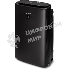 Климатический комплекс Sharp KIN41RH черный, 28 м², 2.7 л, HEPA-фильтр, угольный фильтр, ионизация Plasmacluster, гигростат