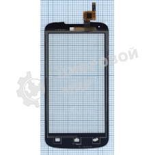 Сенсорное стекло (тачскрин) для Huawei Ascend Y520 (D2Y520-U22), черное