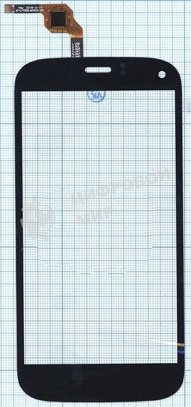 Сенсорное стекло (тачскрин) для Explay Dream, черное
