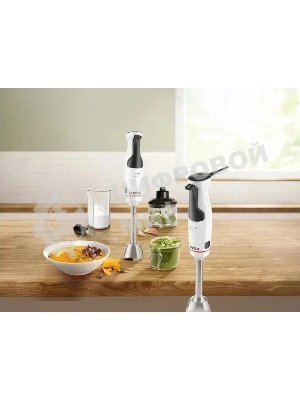 Блендер погружной Bosch MSM4W421 800 Вт, белый