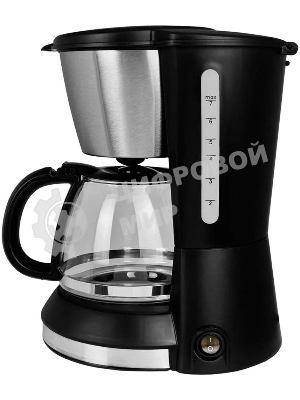 Кофеварка капельная Vitek VT-1506 ВК черный, молотый кофе, 0.7 л, 550 Вт