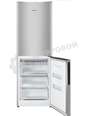 Холодильник Atlant ХМ-4619-181 серебристый двухкамерный 182/119л морозилка снизу