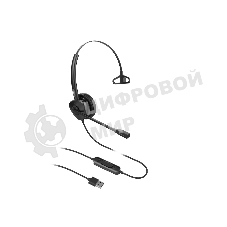 Гарнитура Fanvil HT301 чёрный, проводная, RJ-9, моно, односторонняя