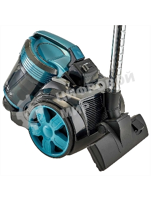 Пылесос DELTA DL-0852 черный/бирюзовый, 350/2200 Вт, уборка сухая, пылесборник контейнер, 4 л