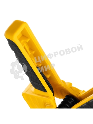 Струбцина Denzel клещеобразная, удлиненная 75 х 110 мм двухкомпонентные рукоятки