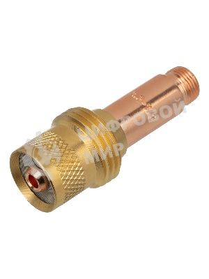 Держатель цанги Denzel с газовой линзой для электрода 2,4 мм, 2 шт