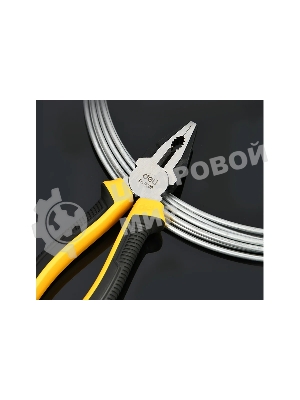 Комбинированные плоскогубцы Deli DL0003 200 мм, двухкомпонентная прорезиненная рукоять