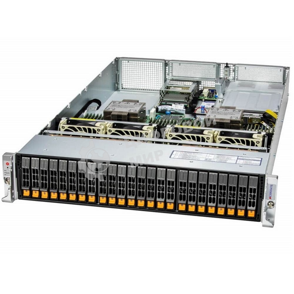 Серверная платформа SuperMicro SYS-221H-TN24R 2U Hyper with 24 hot-swap 2.5