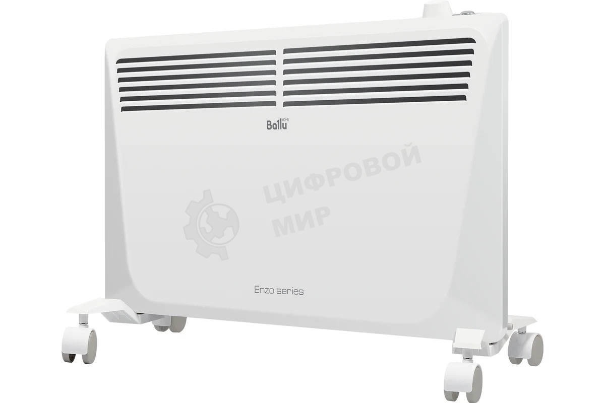 Конвектор электрический Ballu Enzo BEC/EZMR-1500 белый, 1500 Вт, 20 м2, термостат