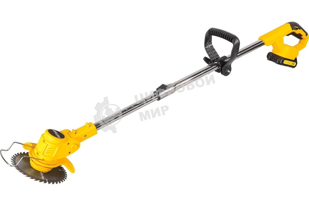 Триммер электрический Huter GET-20M-2Li аккум. неразбор.штан. реж.эл.:леска/нож