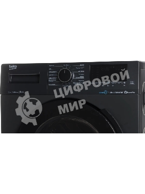 Стиральная машина Beko WSPE7H616A темно-серый, загрузка фронтальная 7,5 кг, 1200 об/мин., класс: А