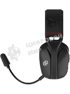 Гарнитура Oklick HS-L750G чёрный, беспроводная + проводная, радиоканал, до 18 ч