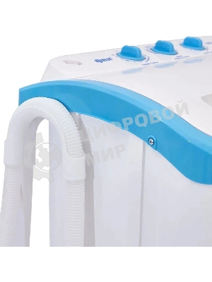 Стиральная машина Фея СМП 40 Н белый/голубой, загрузка вертикальная 4 кг, 1320 об/мин, класс В