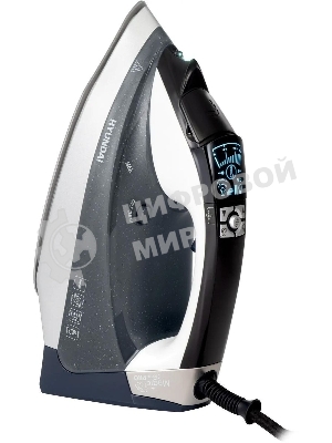 Утюг Hyundai H-SIP3100 серый/серебристый, 3100 Вт, 50 г/мин, 260 г/мин, 350 мл