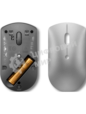 Мышь беспроводная Lenovo 600 светло-серый, 2400 dpi, Bluetooth, кнопки - 4