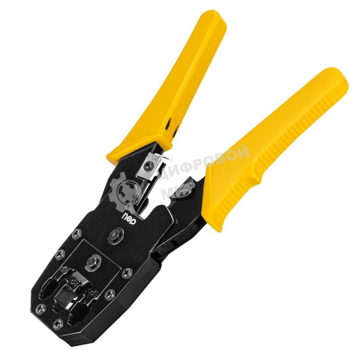 Обжимные клещи Deli DL2468C 8P(RJ-45), 6P(RJ-14 и RJ-12), 4P(RJ-9) 200мм