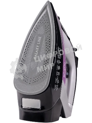 Утюг Galaxy Line GL 6128 фиолетовый/черный, 2200 Вт, 30 г/мин, 140 г/мин, 150 мл