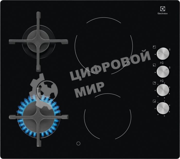 Газовая варочная поверхность Electrolux EGE6172NOK черный