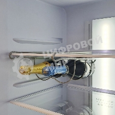 Холодильник Бирюса Б-M940NF металлик двухкамерный 210/130л морозилка снизу, No Frost