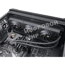 Система жидкостного охлаждения Thermaltake Toughliquid 360 Ex Pro ARGB Soc-AM5/AM4/1151/1200/1700 черный 4-pin 22.6dB Al+Cu Ret (CL-W400-PL12BL-A)