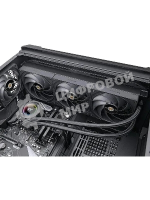 Система жидкостного охлаждения Thermaltake Toughliquid 360 Ex Pro ARGB Soc-AM5/AM4/1151/1200/1700 черный 4-pin 22.6dB Al+Cu Ret (CL-W400-PL12BL-A)