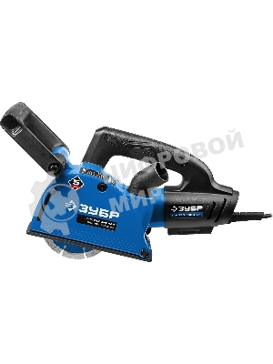 Штроборез ЗУБР ЗШ-П30-1400 ПСТКглуб. 30 мм, 125 мм, подключ. пылесоса, плавн пуск, 1400 Вт, кейс