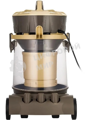 Пылесос Kitfort КТ-5192 золотистый/черный, 1000 Вт, уборка сухая/сбор жидкости, пылесборник контейнер/аквафильтр, 15 л