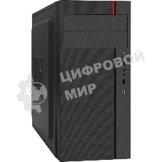 Компьютерный корпус Miditower ExeGate AA-440U-UNS500 (ATX, БП UNS500 с вент. 12см, 2хUSB+1хUSB 3.0, аудио, черный)