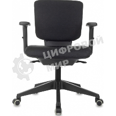 Кресло Бюрократ Dali черный, ткань