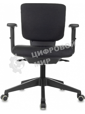 Кресло Бюрократ Dali черный, ткань