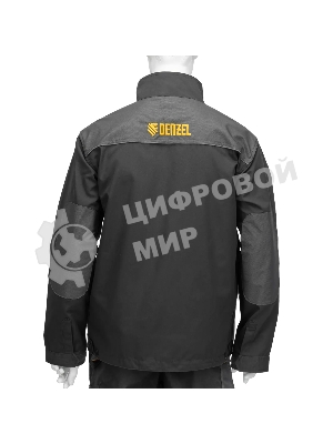 Куртка профессиональная рабочая Denzel 65% полиэстер 35% хлопок, XXXL