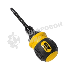 Двухсторонняя отвертка с трещеткой Deli DL626010 PH2+SL6x85мм 6/PH2x85мм. Материал биты: Cr-V. Общая длина: 95-140 мм. Диаметр хвостовика: 6,3 мм.