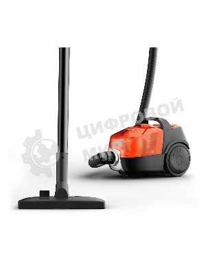 Пылесос Tefal MICRO SPACE CYCLONIC TW3235EA оранжевый/черный, 350/1600 Вт, уборка сухая, пылесборник контейнер 1 л