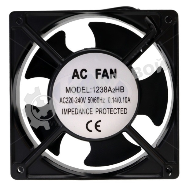 Вентилятор 120х120х38 1238A2HB 220V (ball bearing)