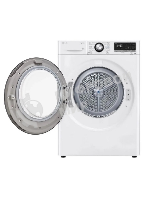 Сушильная машина LG DC90V3V6W белый, 9 кг, сушка - тепловой насос, программ - 14, 60 x 85 x 66 см