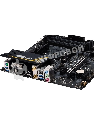 Материнская плата ASUS TUF GAMING A520M-PLUS WIFI, AM4, AMD A520, 4xDDR4, 4xSATA, 1xM.2, 1xPCIe 3.0 x16, 2xPCIe x1, 1xVGA, 1xHDMI, 1xDP, 1x 1Gb LAN, 2xUSB-A 3.2 Gen 1, 2xUSB-A 2.0, 3x3.5 мм, 7.1, mATX