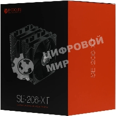 Кулер ID-COOLING SE-206-XT черный 120мм алюминий/медь 1800rpm 35db 4-pin 250W 156мм