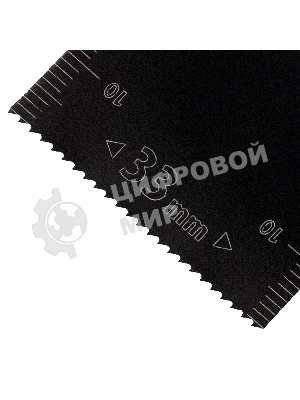 Насадка для МФИ Denzel режущая пазовая прямая, BiM, по металлу и дереву, 33 x 1,4 мм, мелкий зуб