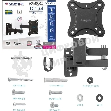 Кронштейн для телевизора Kromax CORBEL-3 черный, 10