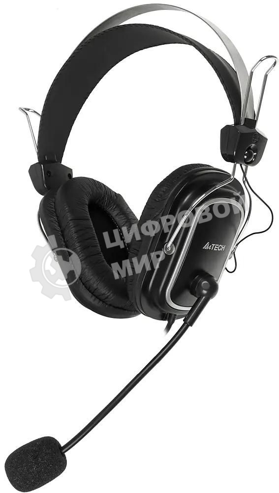 Гарнитура A4Tech HS-50 чёрный, проводная