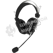 Гарнитура A4Tech HS-50 чёрный, проводная