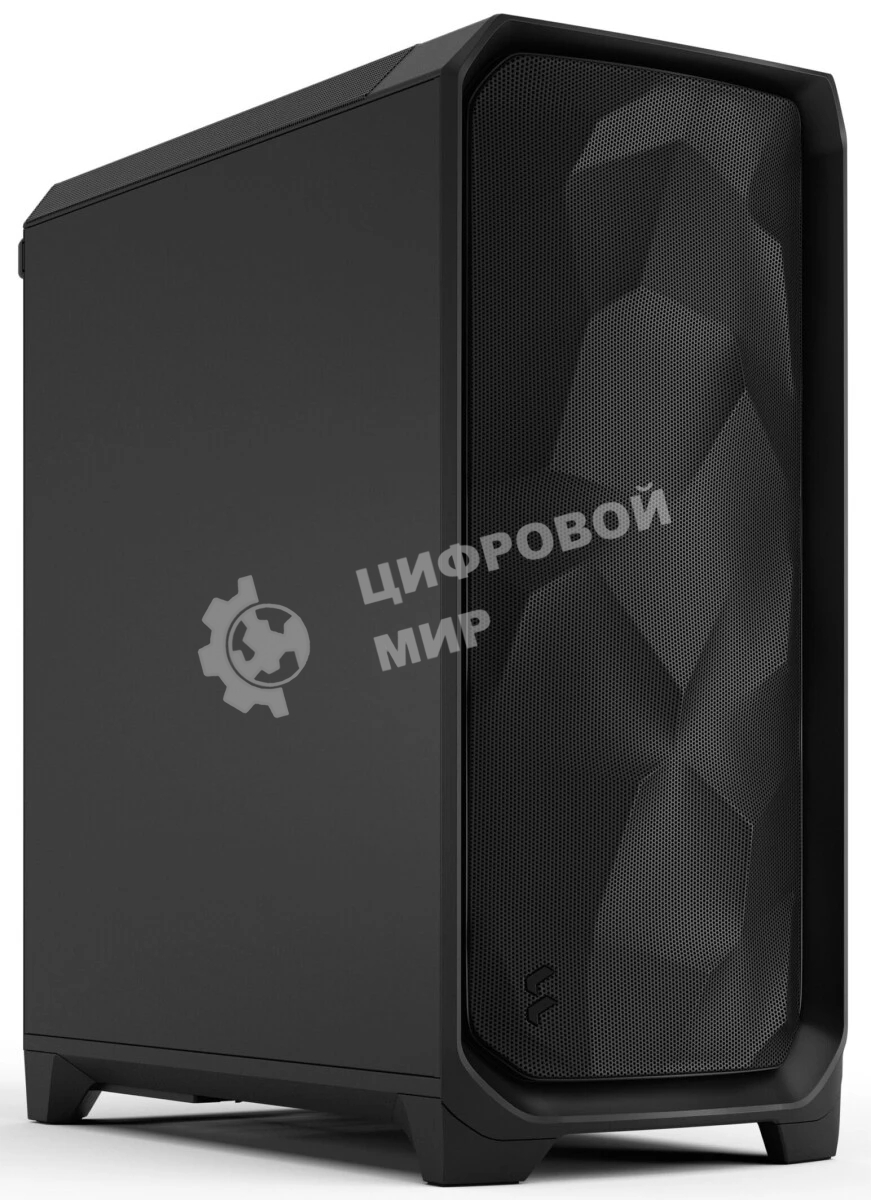 Корпус Fractal Design Meshify 3 Black Solid, Midi-Tower, чёрный, 3 x 140 мм